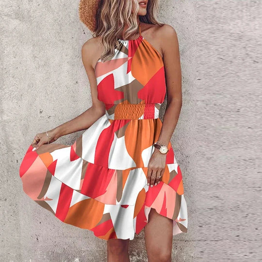 Amora | Chic Halter Dress