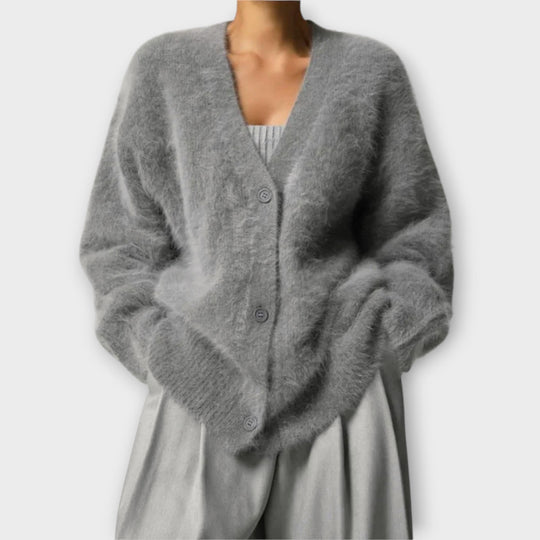 Willow | Chic Fluffy Cardigan