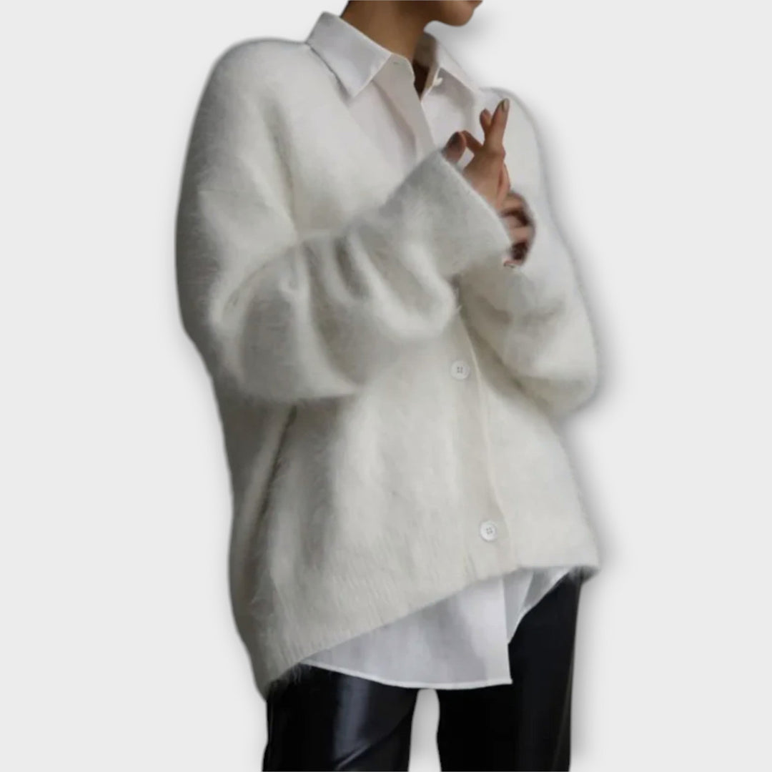 Willow | Chic Fluffy Cardigan