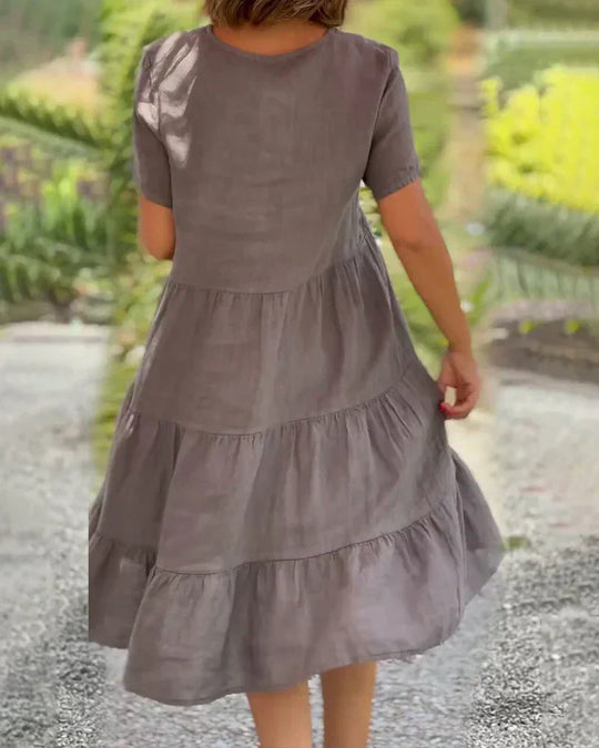 Zinnia | Casual Summer V-neck Dress