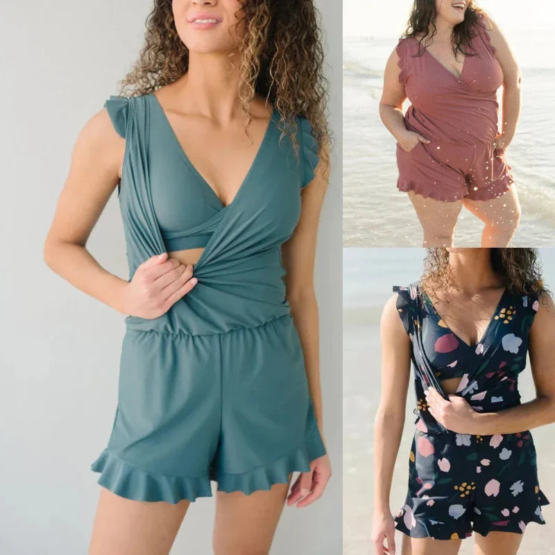 Dixie | Trendy Tummy Covering Swimsuit
