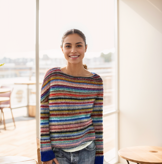 Amy | Vibrant Cosy Sweater