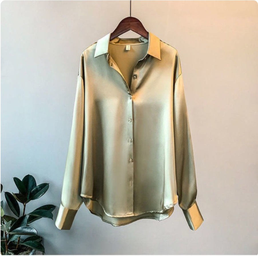 Xandra | Women's Satin Blouse