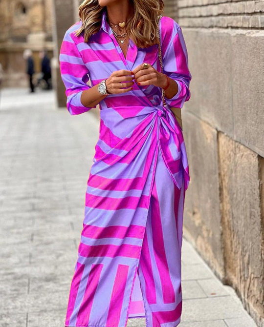 Tatiana | Printed Wrap Dress