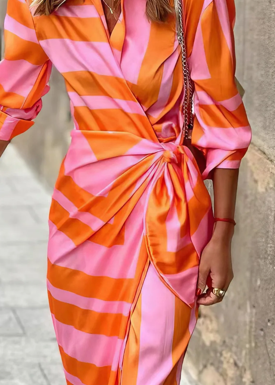 Tatiana | Printed Wrap Dress