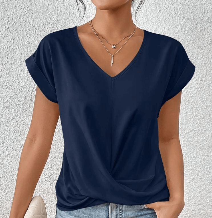 Salena | Stylish V-Neck Shirt