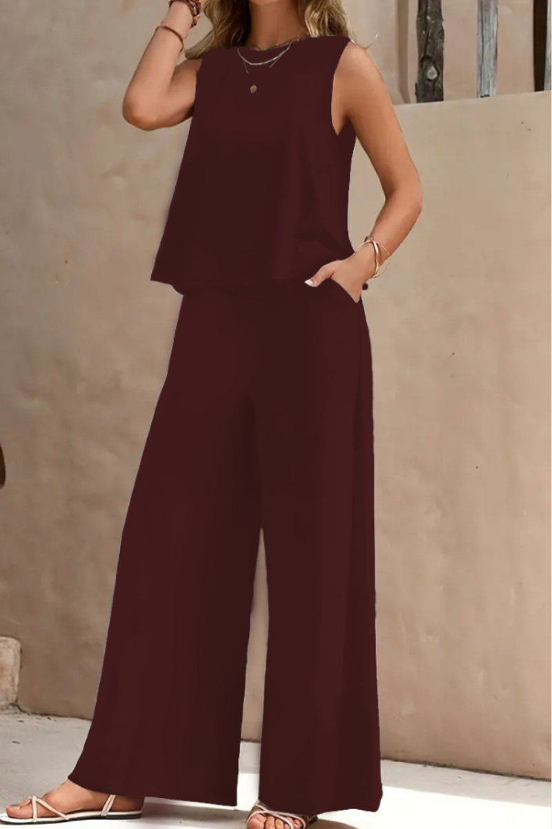 Valinda | Singlet Pants Set