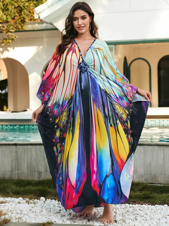Candela | Tropical Resort Bamboo Maxi Dress