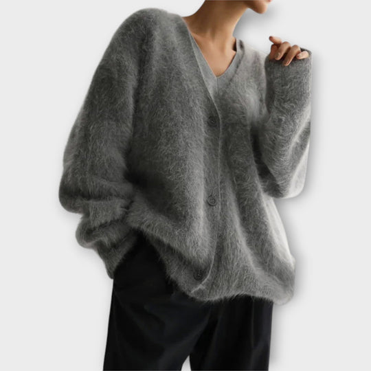 Willow | Chic Fluffy Cardigan
