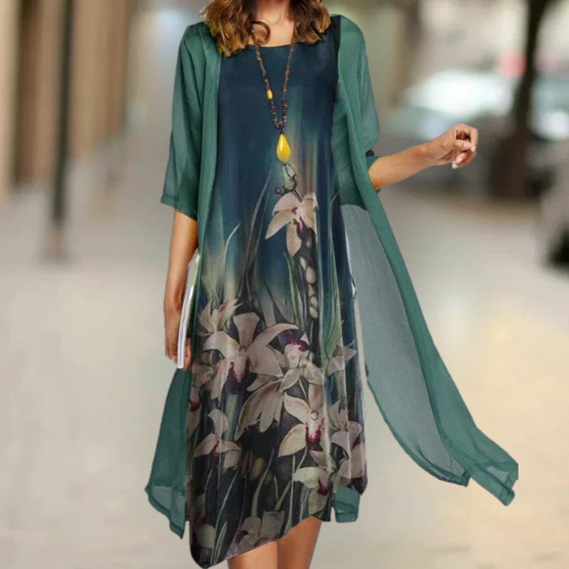 Ariella | Autumn Breeze Long Dress