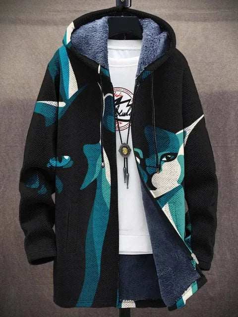 Anna | Jacket with Artistic Print