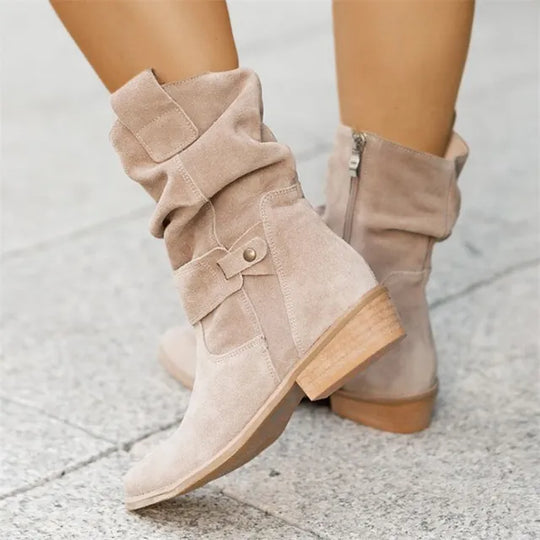 Rachel | Stylish Low Heel Boots