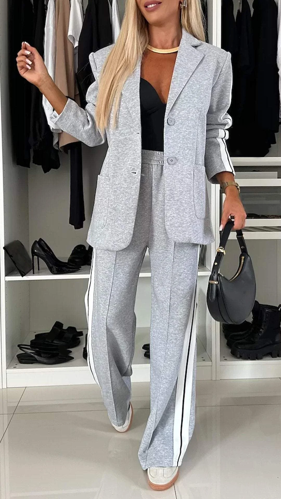 Andrina | Relaxed Stripe Suit