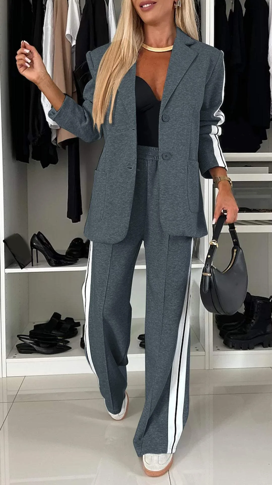 Andrina | Relaxed Stripe Suit