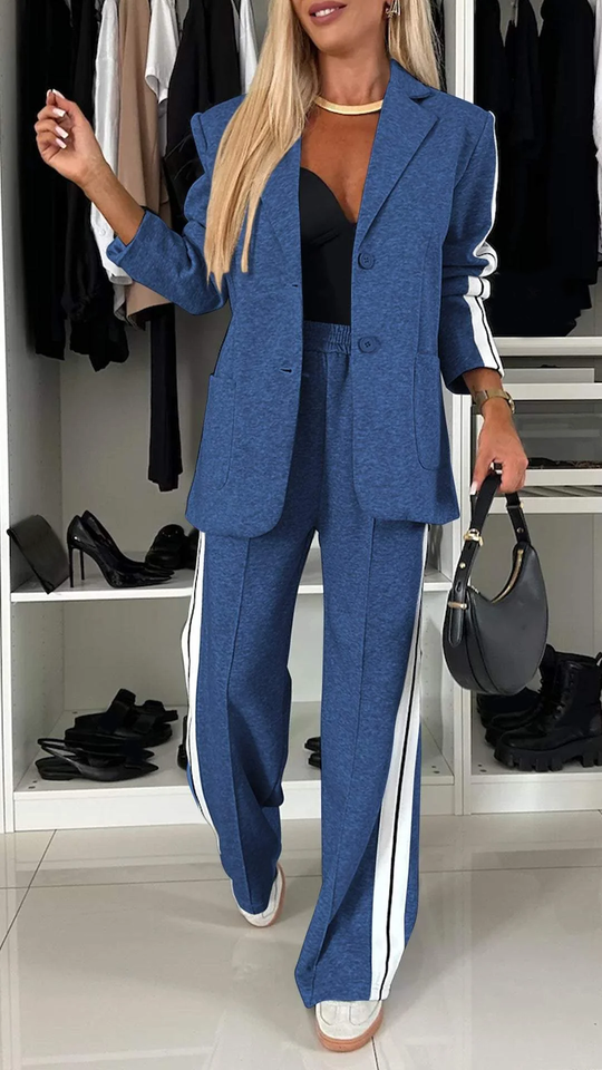 Andrina | Relaxed Stripe Suit