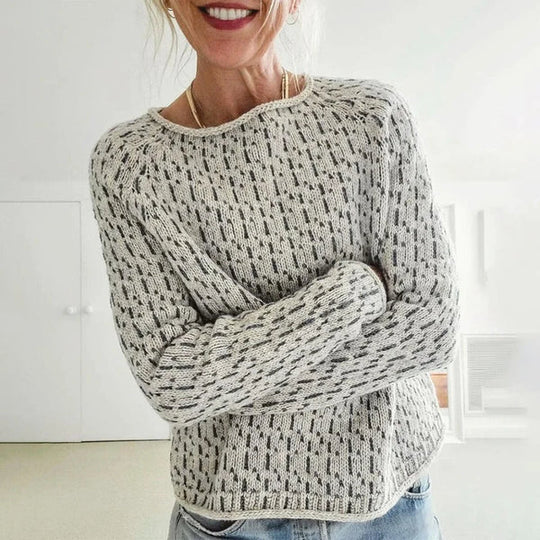 Sue - Elegant Gray Sweater