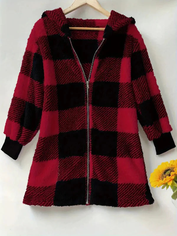 Ophelia | Stylish Plaid Jacket