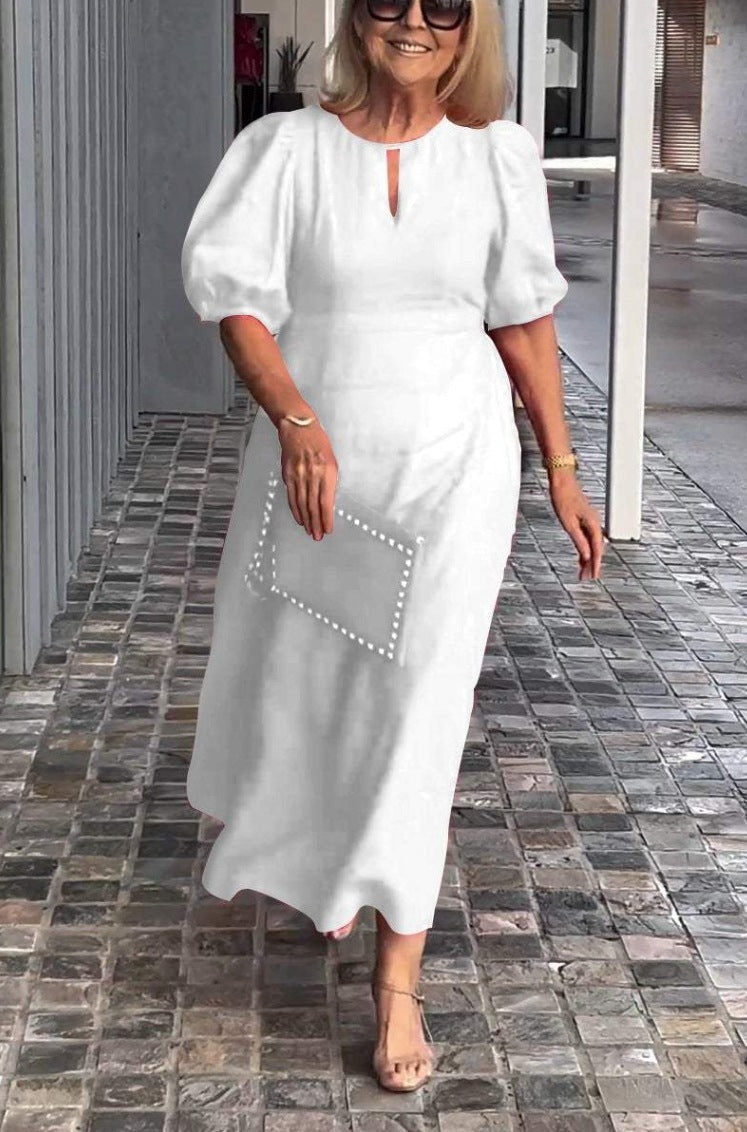 Coraline | Elegant Puff-Sleeve Dress