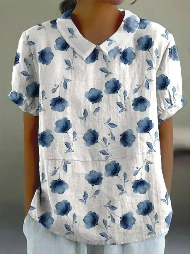 Dorothea | Modern Floral Shirt