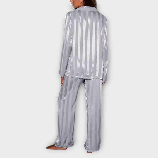 Bella™ | Striped Satin Pyjama Set