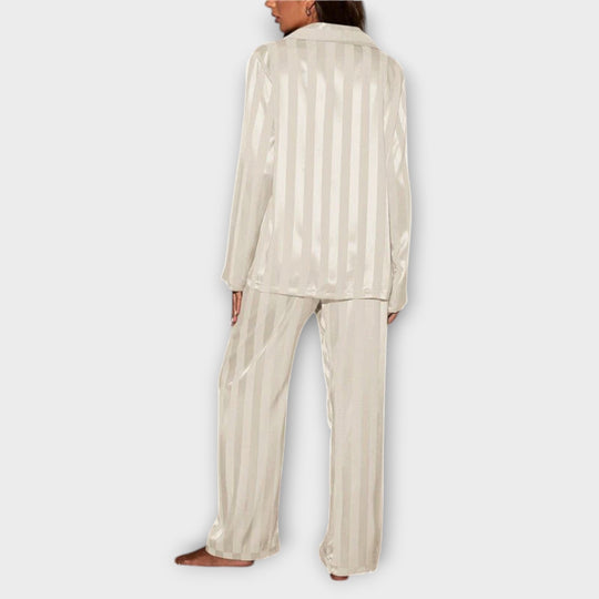 Bella™ | Striped Satin Pyjama Set