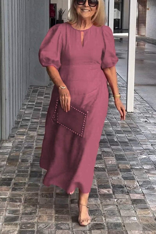 Coraline | Elegant Puff-Sleeve Dress
