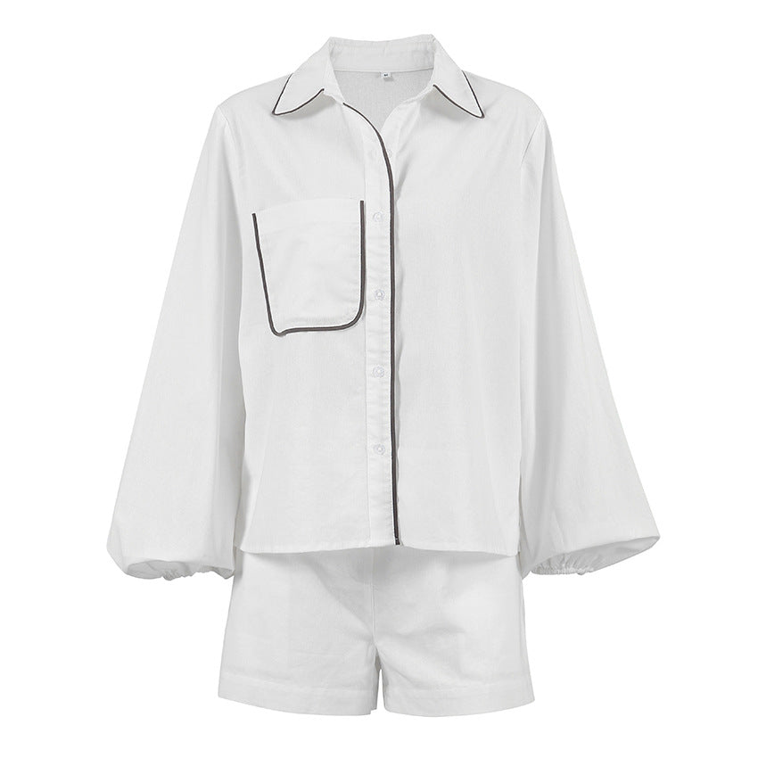 Ramona | Belted Button-Up Set