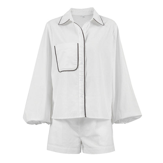 Ramona | Belted Button-Up Set