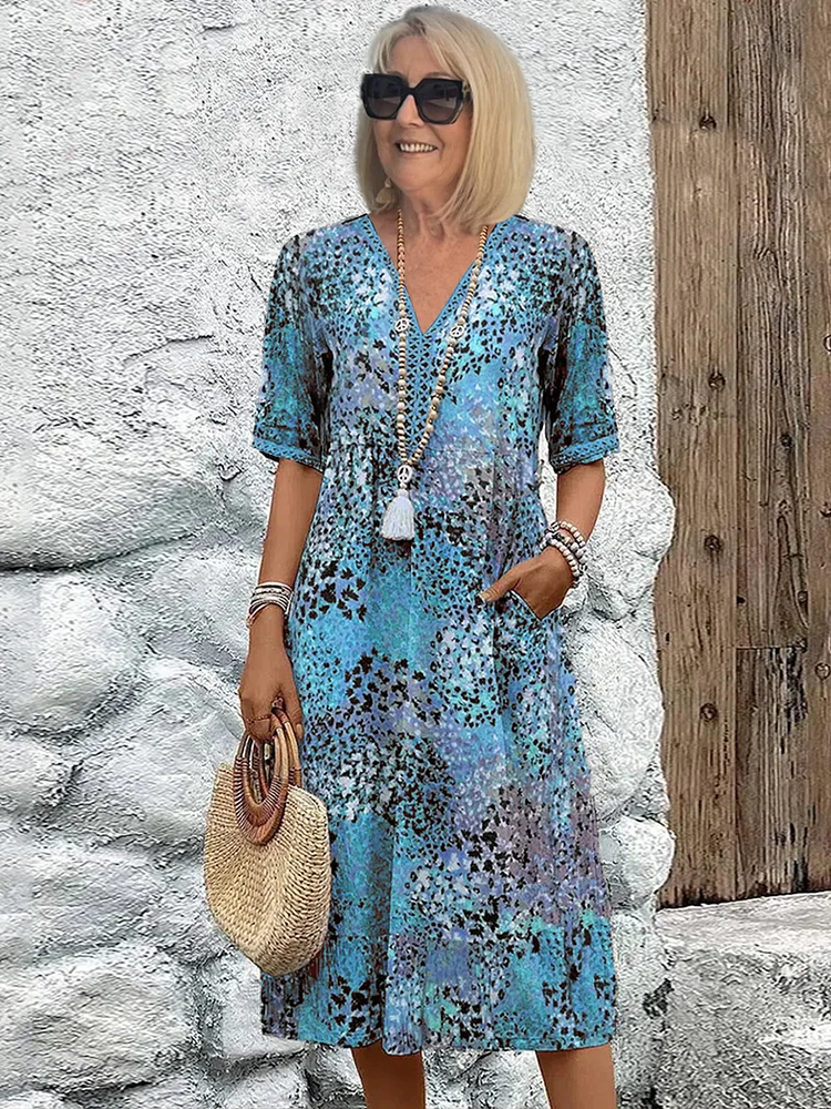 Hayley | Vibrant Midi Dress