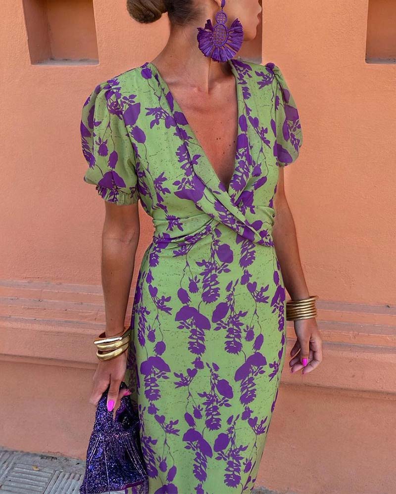 Cyra | Elegant Floral Dress