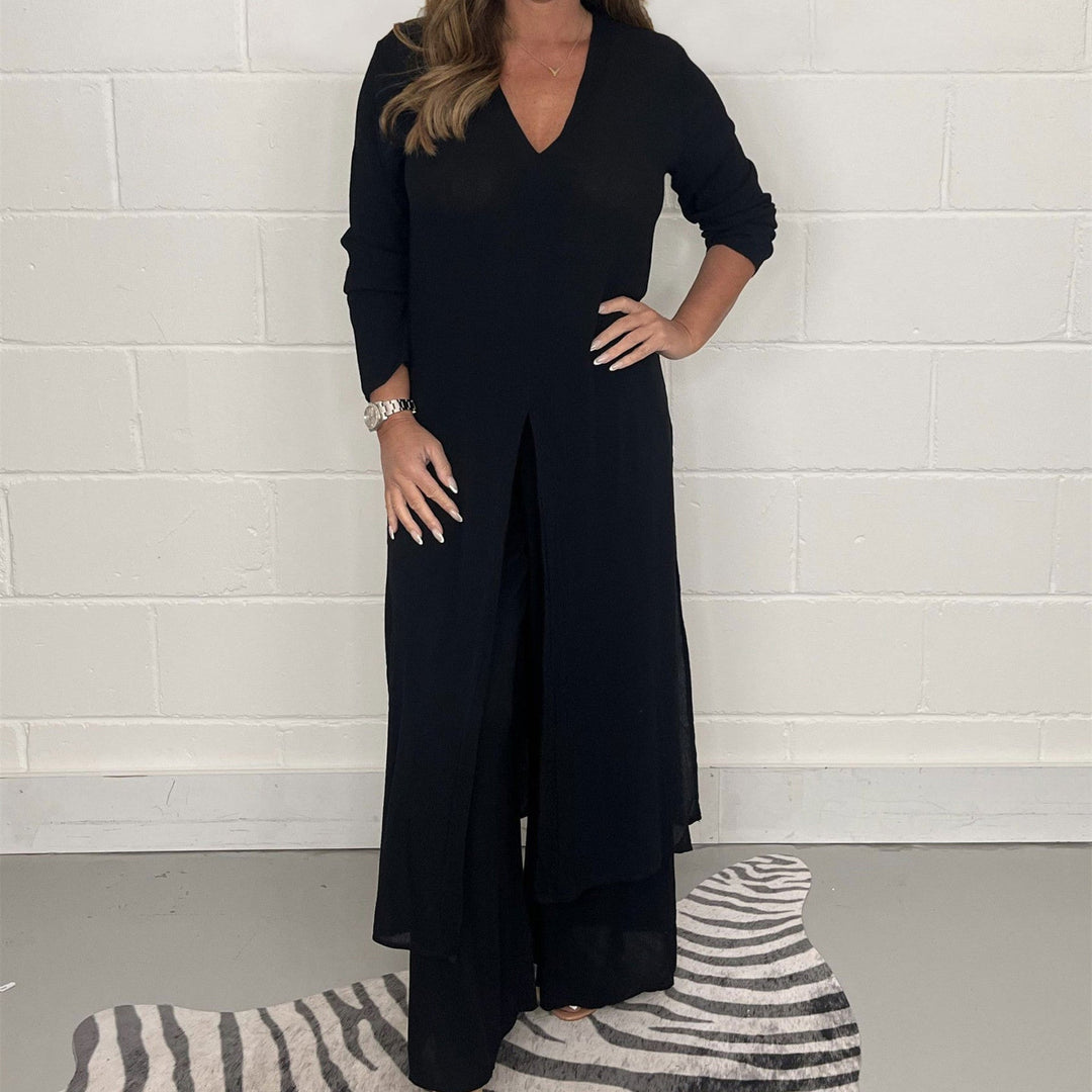 Kassiani | Elegant Top & Trousers Set