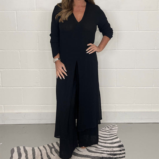 Kassiani | Elegant Top & Trousers Set