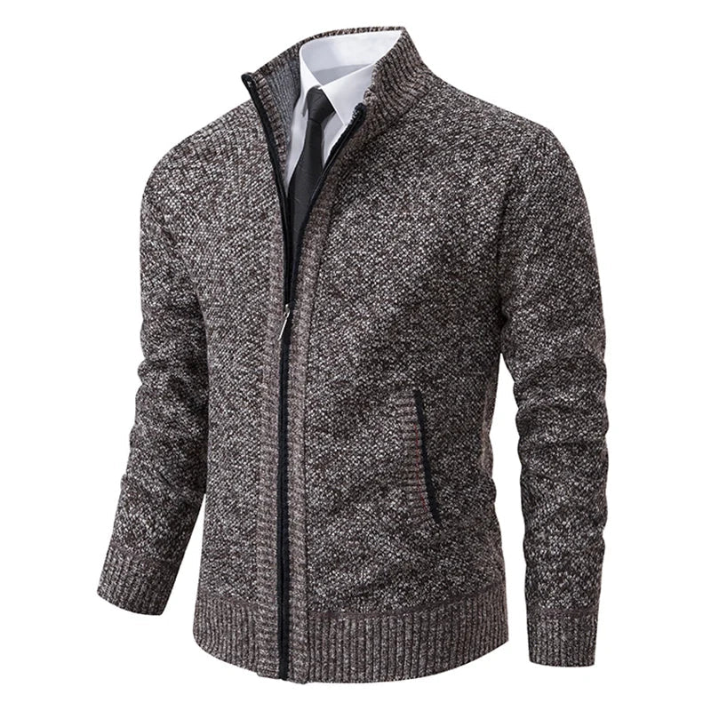 Stephen - Classic Zip-up Sweater