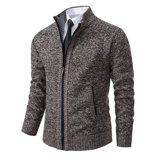 Stephen - Classic Zip-up Sweater