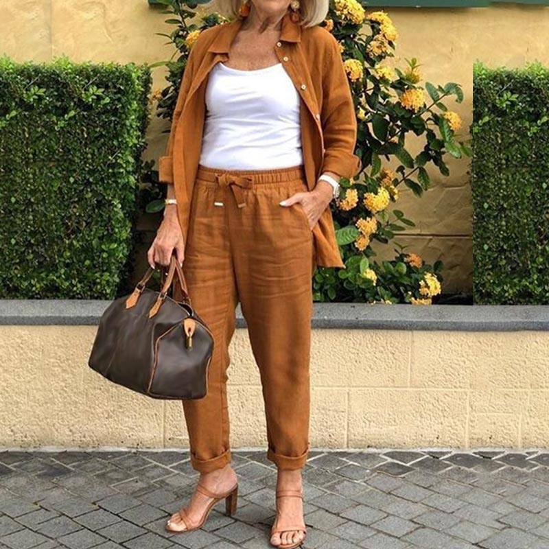 Hannelore | Relaxed Linen Two-Piece Set