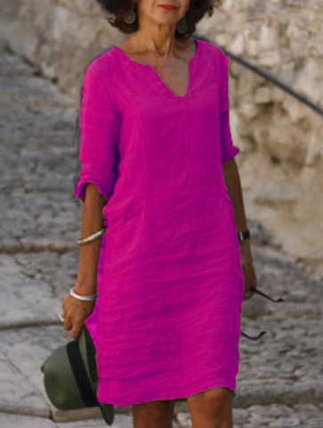 Tindra | Vibrant Tummy Covering Dress