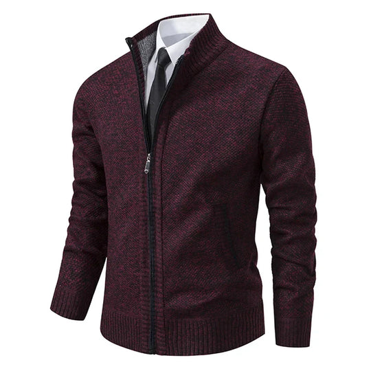 Stephen - Classic Zip-up Sweater