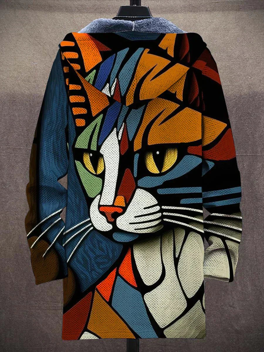 Anna | Jacket with Artistic Print