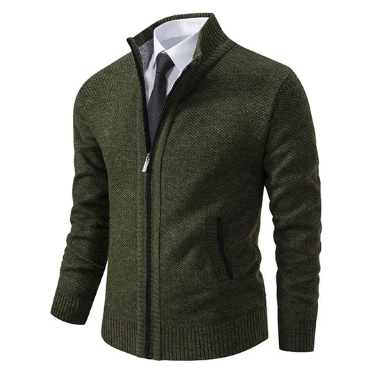 Stephen - Classic Zip-up Sweater