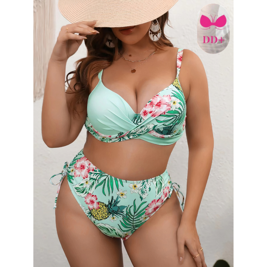 Veda | Curvy Tummy Covering Bikini Set
