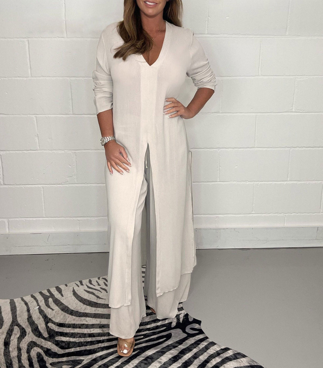 Kassiani | Elegant Top & Trousers Set