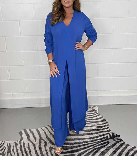 Kassiani | Elegant Top & Trousers Set