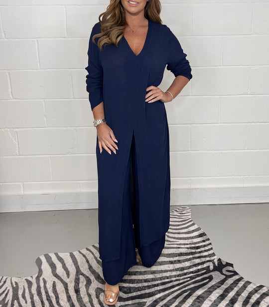 Kassiani | Elegant Top & Trousers Set