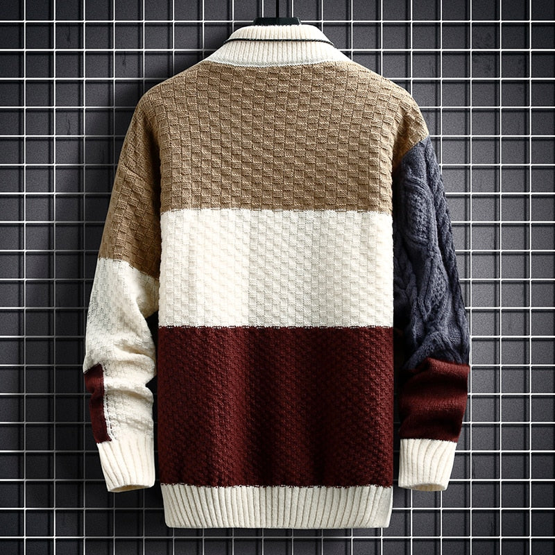 Apollo - Stylish Patchwork Sweater