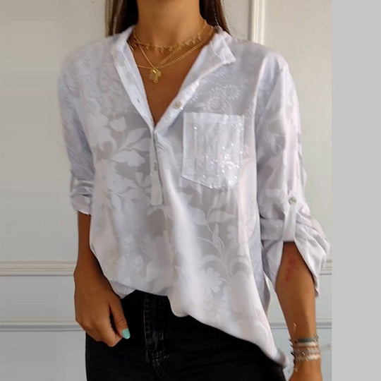 Perseida | Modern Floral Top