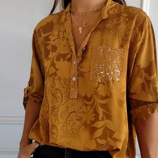 Perseida | Modern Floral Top