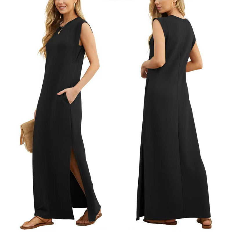 Zephyra | Sleeveless Casual Maxi Dress