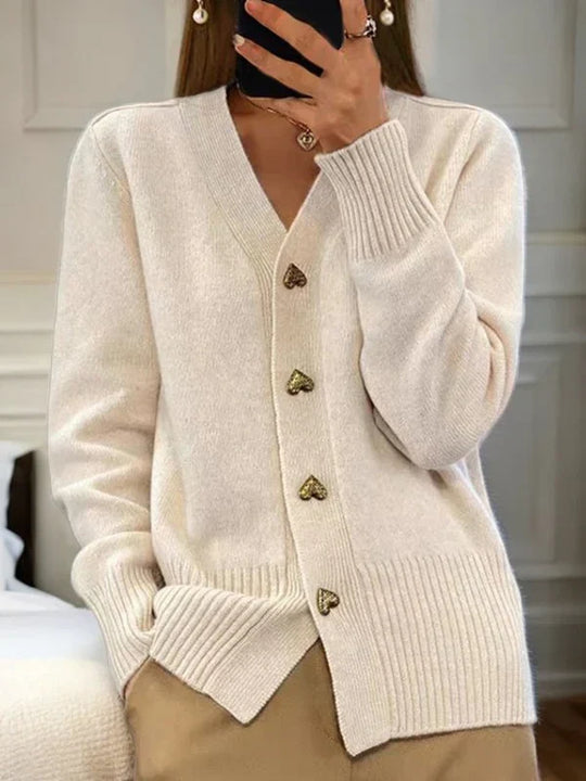 Colette - Trendy Heart Cardigan