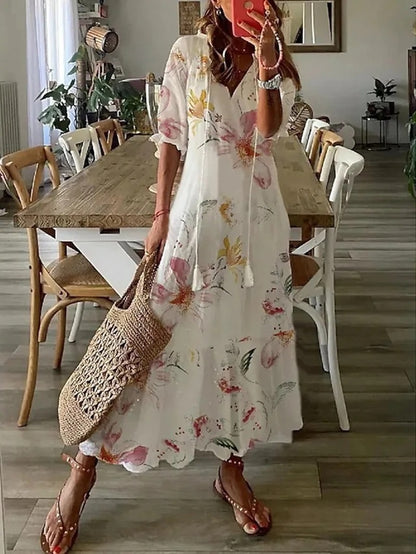 Yara | Bohemian Tummy Covering Dress