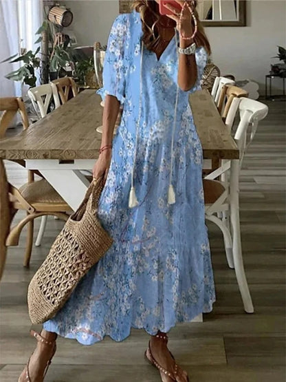 Yara | Bohemian Tummy Covering Dress